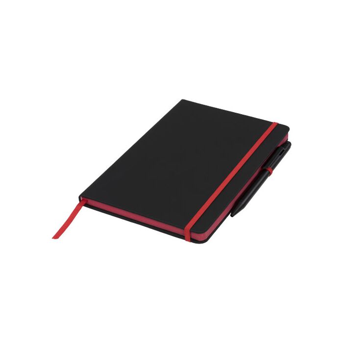 Średni notes Noir Edge-czarny