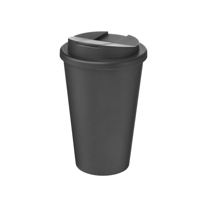 Izolowany kubek Americano® Renew o pojemności 350 ml z odporną na rozlanie pokrywką-Biały