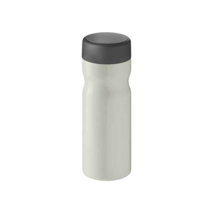 H2O Active® Eco Base 650 ml screw cap water bottle-Szary