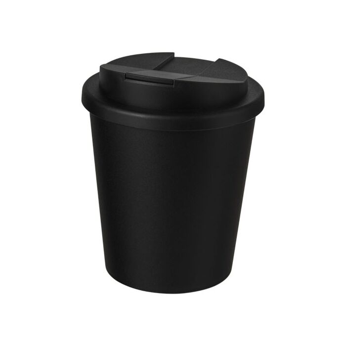 Kubek Americano® Espresso z recyklingu o pojemności 250 ml z pokrywą odporną na zalanie-Biały