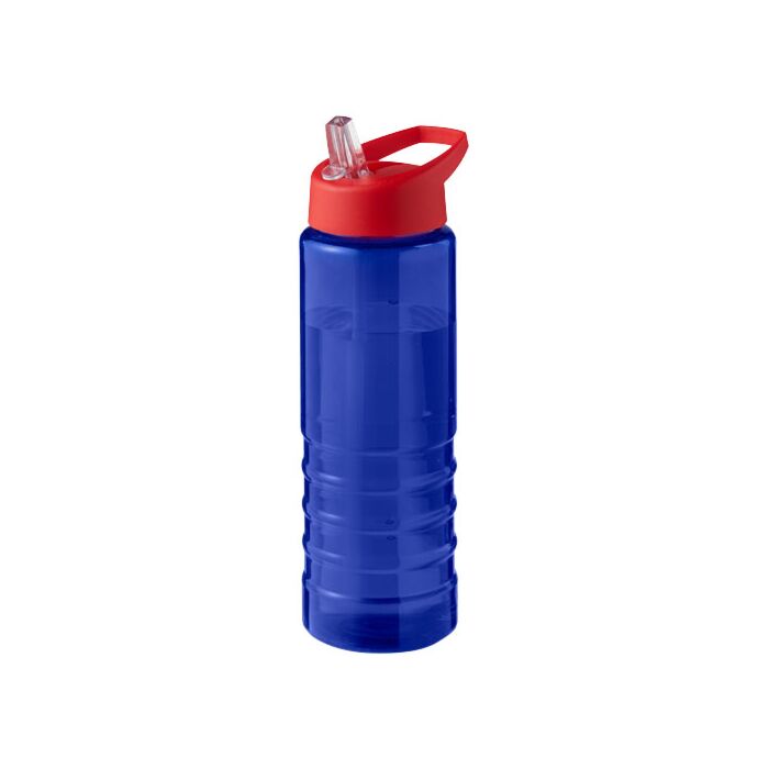 H2O Active® Eco Treble bidon z pokrywką z tutką o pojemności 750 ml -Szary