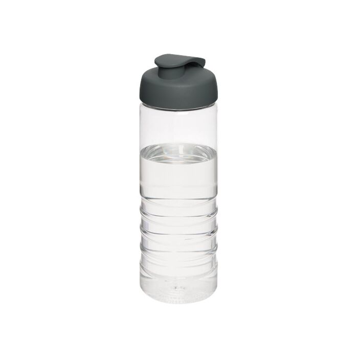 Bidon H2O Treble z otwieranym wieczkiem o pojemności 750 ml-Biały