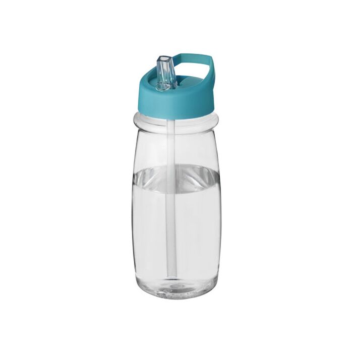 Bidon H2O Pulse o pojemności 600 ml z wieczkiem z dzióbkiem-Biały