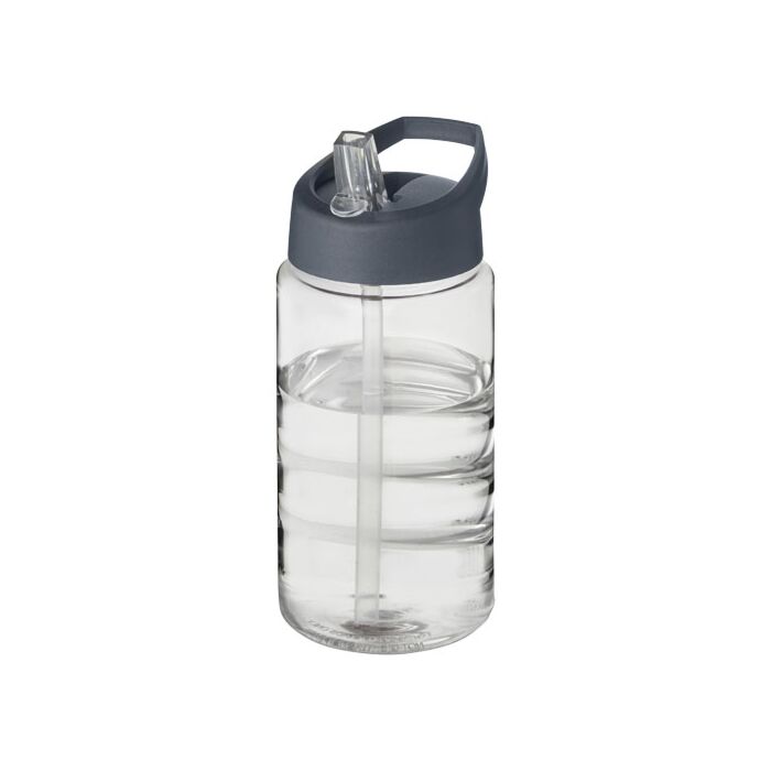 Bidon H2O Bop o pojemności 500 ml z wieczkiem z dzióbkiem-Biały