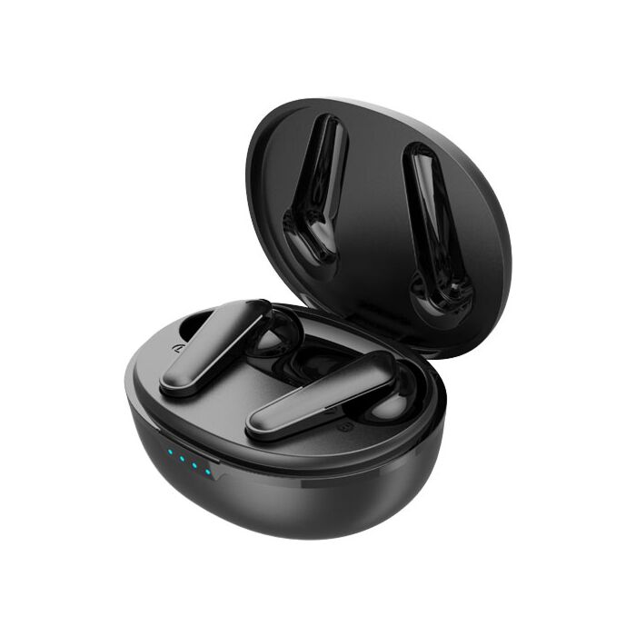 Prixton TWS158 reflective słuchawki douszne w technologii ENC i ANC-Biały