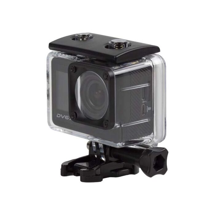 Prixton DV670 kamera sportowa 4K z dwoma ekranami-Czarny