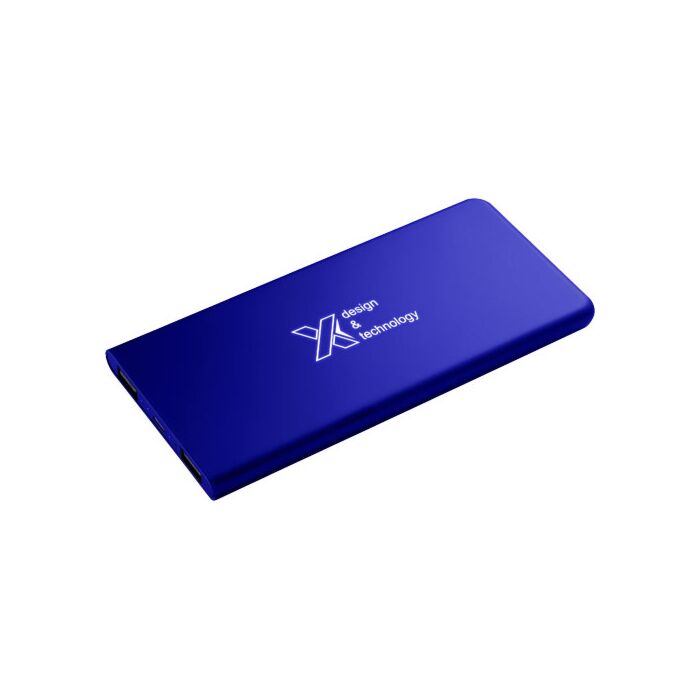 Powerbank z podświetlanym logo  - SCX.design P15-Reflex blue