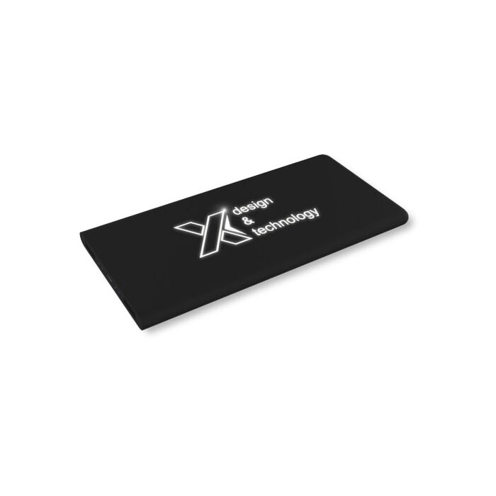Powerbank z podświetlanym logo  - SCX.design P15-Mid red