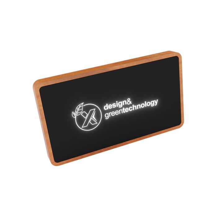 SCX.design P36 podświetlany bezprzewodowy powerbank 5000 mAh-Mid red