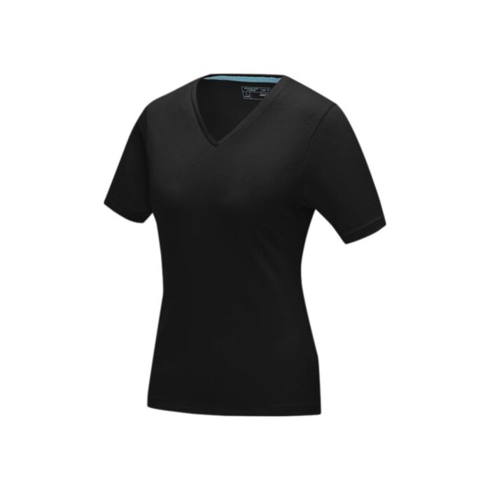 Damski T-shirt organiczny Kawartha z krótkim rękawem-Biały