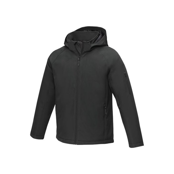 Notus męska ocieplana kurtka softshell-Czerwony