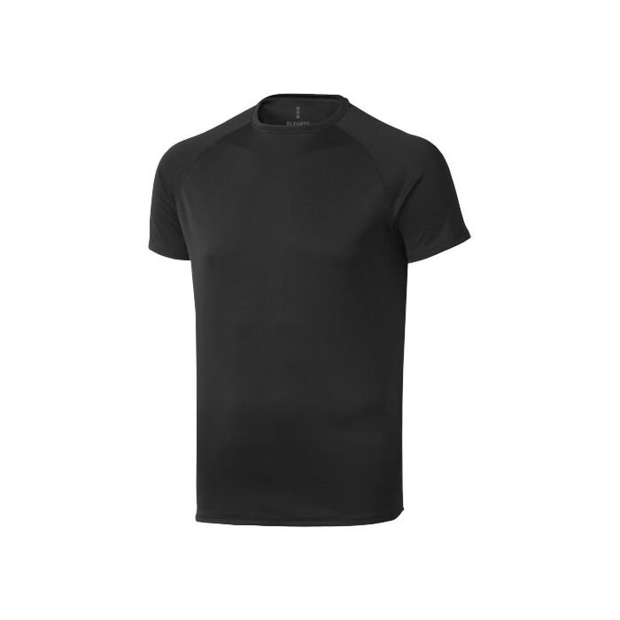 Męski T-shirt Niagara z krótkim rękawem z dzianiny Cool Fit odprowadzającej wilgoć-Biały