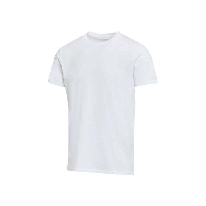 Balfour organiczna koszulka unisex o gramaturze 200 g-m² z krótkim rękawem i certyfikatem OCS-Biały