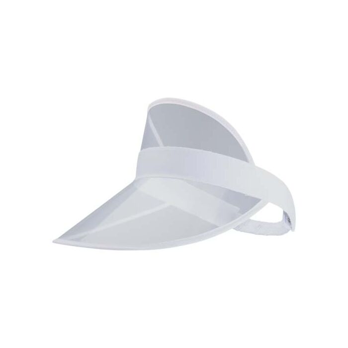 Bright czapka z przezroczystym daszkiem -Biały