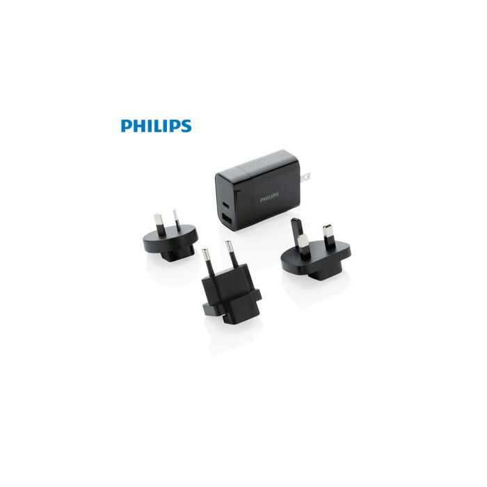 Uniwersalna ładowarka Philips 30W, adapter podróżny