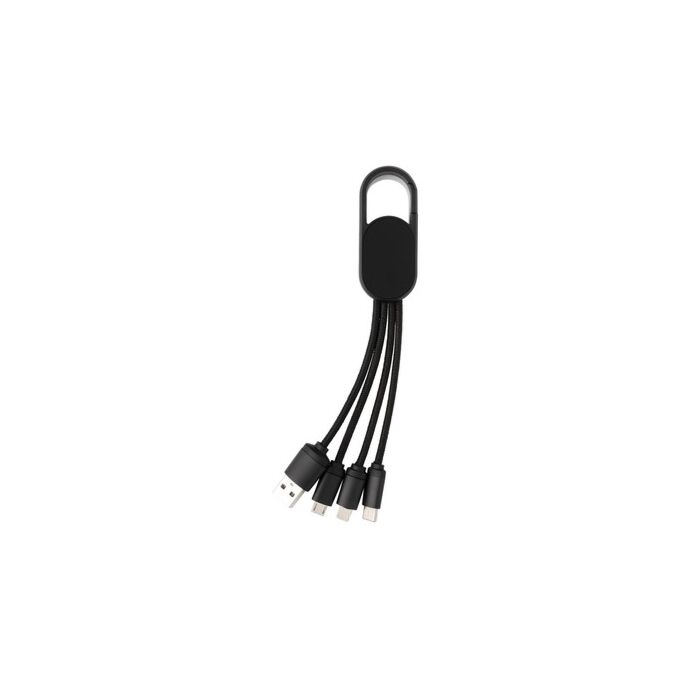 Kabel do ładowania 4 w 1 z karabińczykiem