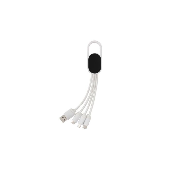 Kabel do ładowania 4 w 1 z karabińczykiem
