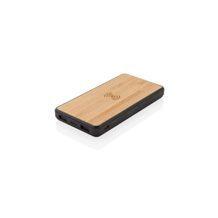 Bezprzewodowy power bank 8000 mAh, ładowarka bezprzewodowa 5W, RABS