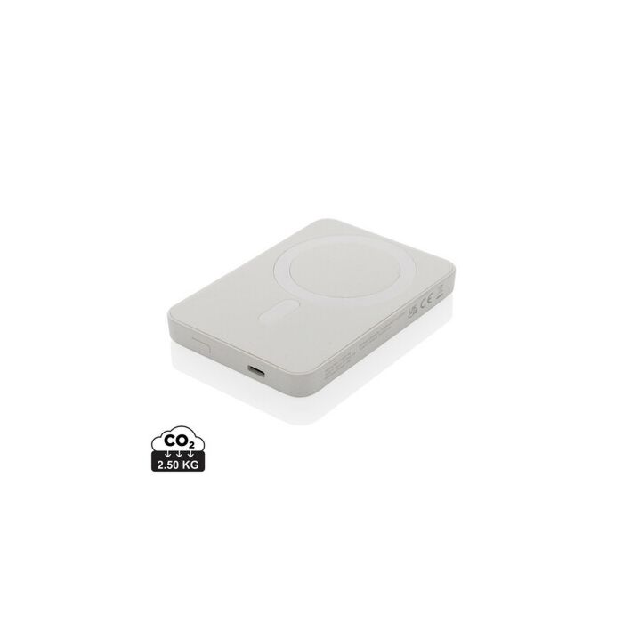 Magnetyczny bezprzewodowy power bank 5000 mAh Magnetix Magnetyczny bezprzewodowy power bank 5000 mAh Magnetix
