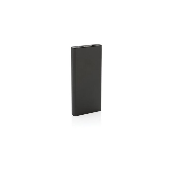 Szybki power bank 10000 mAh Terra, aluminium z recyklingu