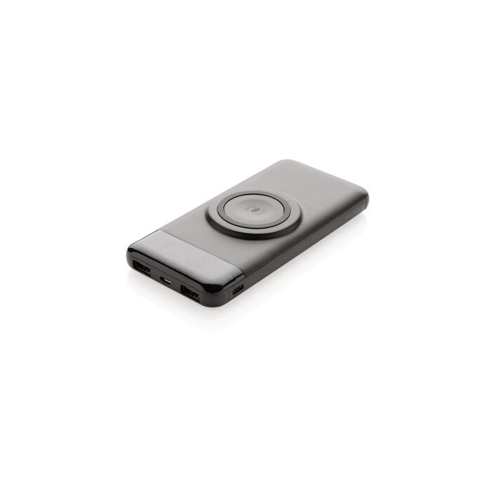 Power bank 10000 mAh, ładowarka bezprzewodowa 3W