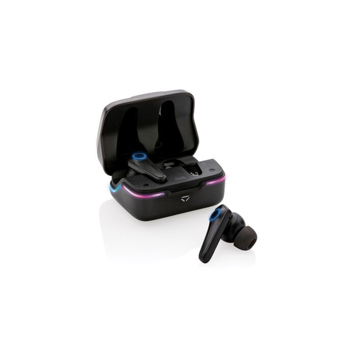 Bezprzewodowe słuchawki douszne RGB z ENC Gaming Hero