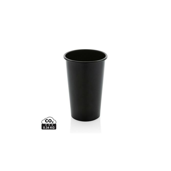 Lekki kubek podróżny 450 ml Alo, aluminium z recyklingu Lekki kubek podróżny 450 ml Alo, aluminium z recyklingu