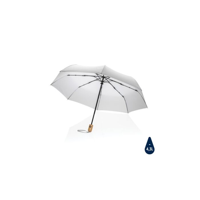 Bambusowy parasol automatyczny 21" Impact AWARE™ rPET