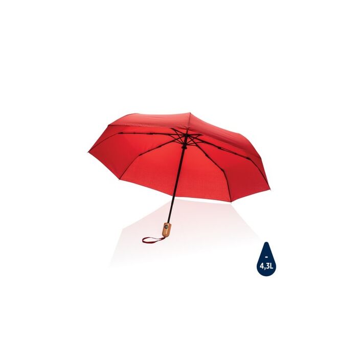 Bambusowy parasol automatyczny 21" Impact AWARE™ rPET
