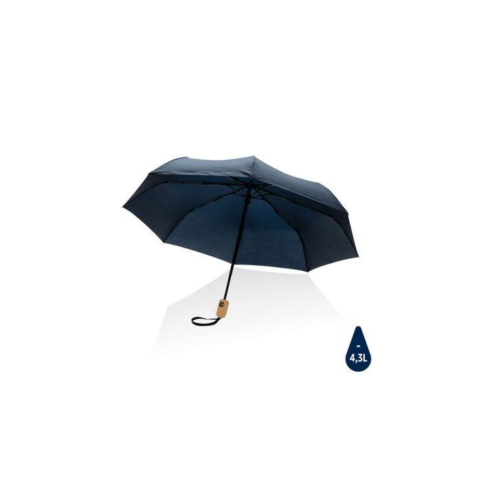 Bambusowy parasol automatyczny 21" Impact AWARE™ rPET