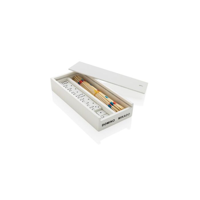Zestaw gier, mikado i domino