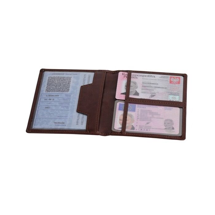 Etui na dokumenty Classic, czarny