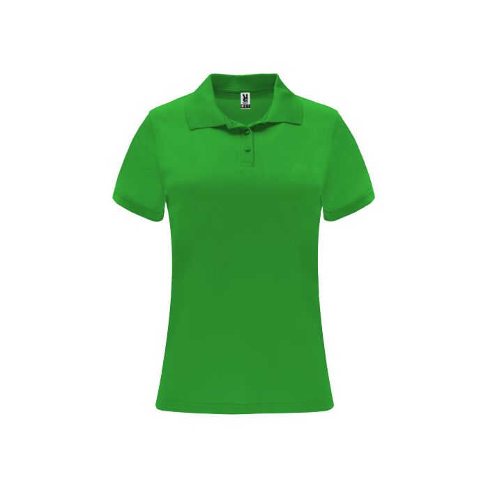 Monzha sportowa koszulka damska polo z krótkim rękawem-Fluor Yellow