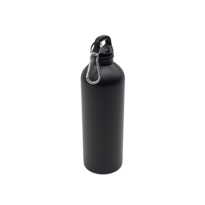 Bidon stalowy Caminos 800 ml, czarny