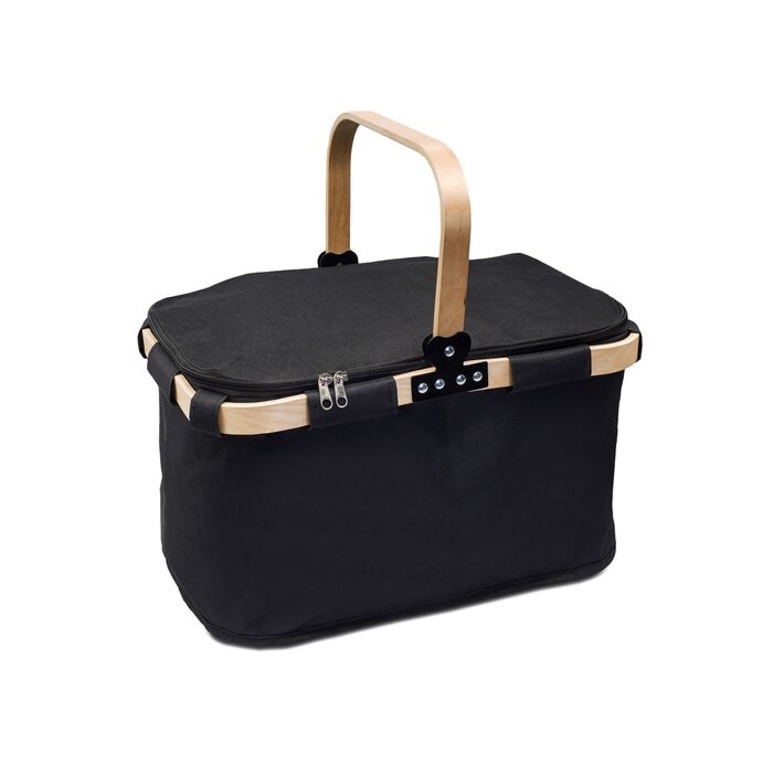 Kosz termiczny na zakupy Woody, czarny