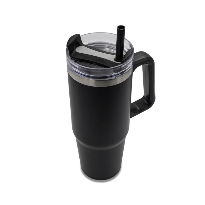Kubek termiczny 900 ml Memphis, czarny Kubek termiczny 900 ml Memphis, czarny
