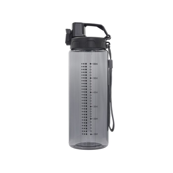 Bidon Feelsogood 600 ml, czarny-szary