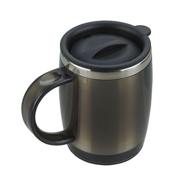 Kubek izotermiczny Barrel 400 ml, grafitowy