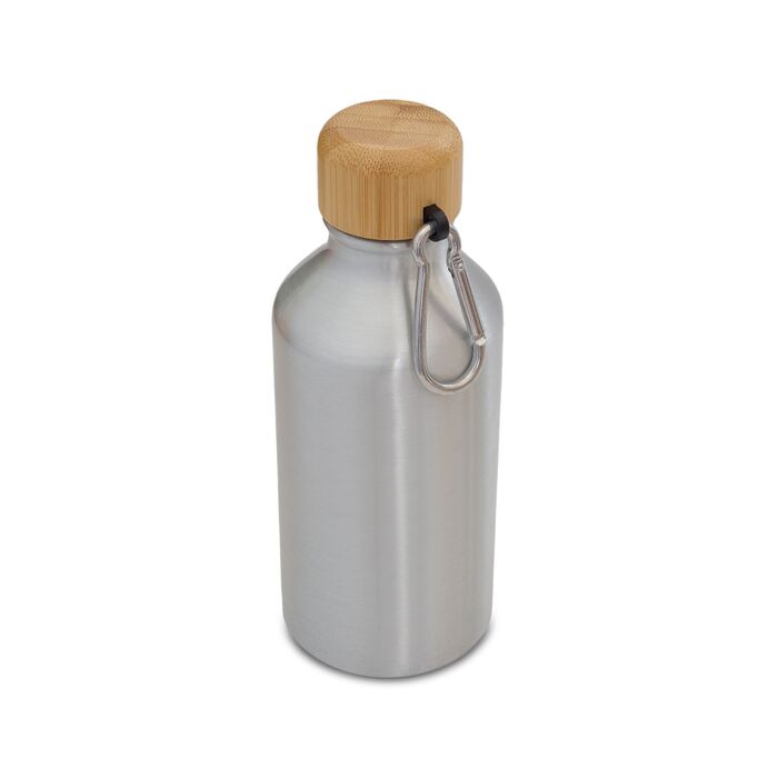 Butelka aluminiowa Isla 400ml, srebrny