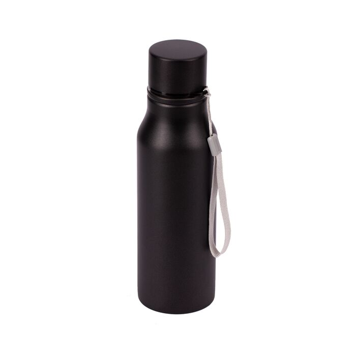 Bidon stalowy Fun Tripping 700 ml, czarny