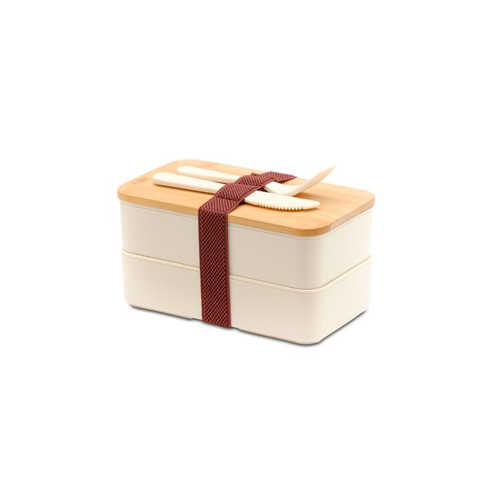 Machico lunch box podwójny, czarny
