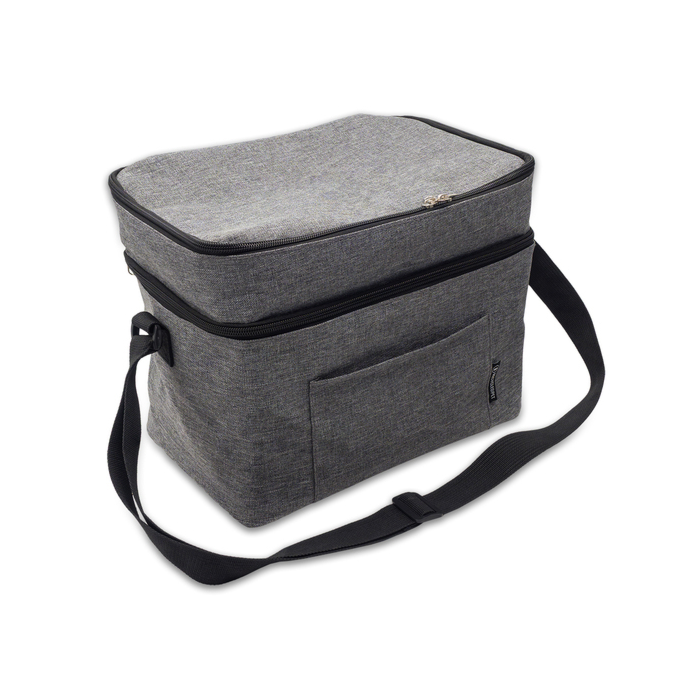 Torba termoizolacyjna na lunch RPET Gabri, szary