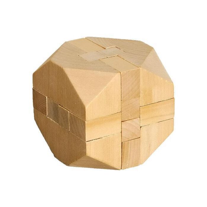Układanka logiczna Cube, ecru