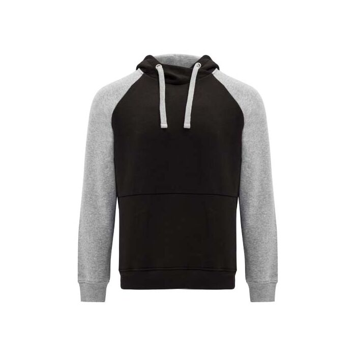Badet dwukolorowa bluza z kapturem unisex-Czarny