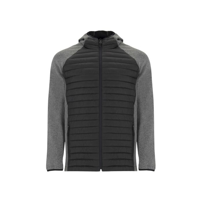 Minsk hybrydowa ocieplana kurtka unisex-Czarny