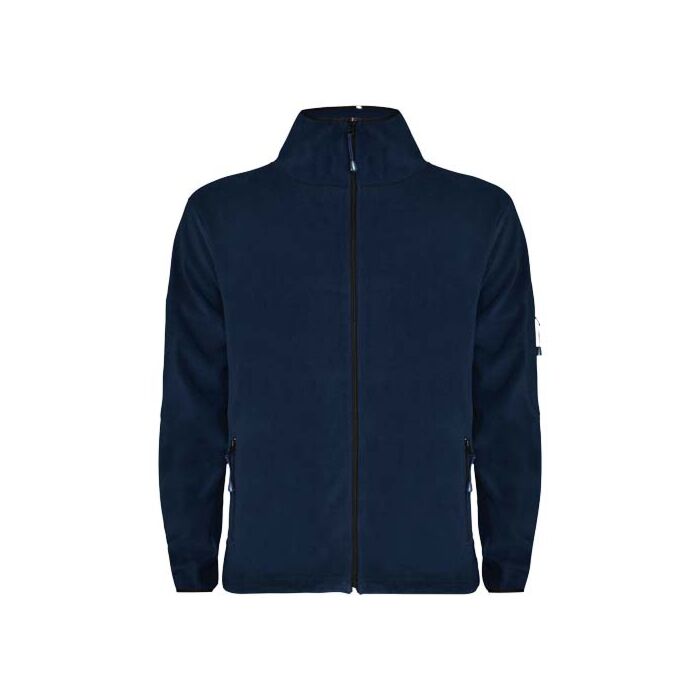 Luciane męska kurtka polarowa z zamkiem błyskawicznym na całej długości-Navy Blue