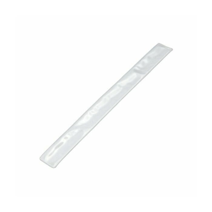 Opaska odblaskowa 30 cm, srebrny