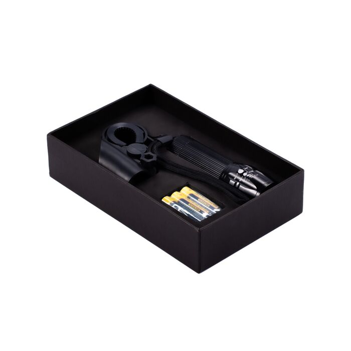 Latarka rowerowa Wheels Alight, czarny