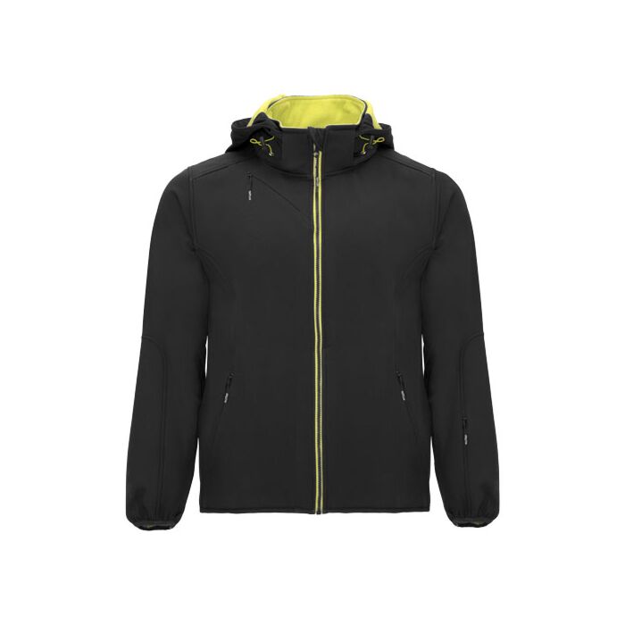 Siberia kurtka unisex typu softshell-Czarny Siberia kurtka unisex typu softshell-Czarny