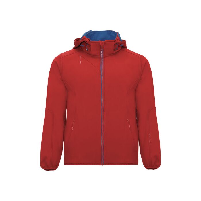 Siberia kurtka unisex typu softshell-Czerwony